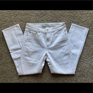 Vineyard Vines White Raw Hem Skinny Jeans 26